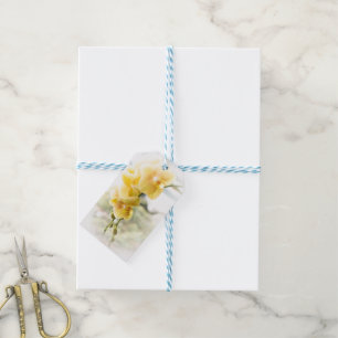 Etiquetas Para Regalos Orquídea amarilla al sol