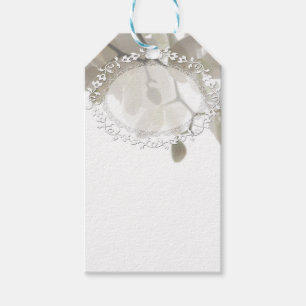 Etiquetas Para Regalos Orquídeas blancas mullidas