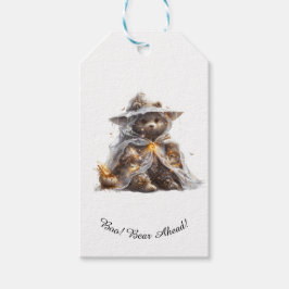 Etiquetas Para Regalos Osito de peluche. Fantasma. TRUCO O TRATAMIENTO