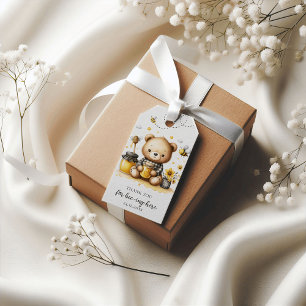 Etiquetas Para Regalos Oso Abeja Tema Dulce Cute Cumpleaños Gracias