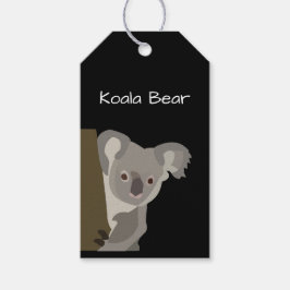 Etiquetas Para Regalos Oso de Koala personalizado