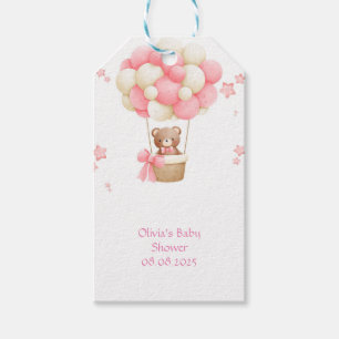 Etiquetas Para Regalos Oso de peluche rosa