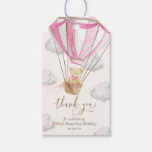 Oso de peluche rosa Gracias Cumpleaños muy diverti