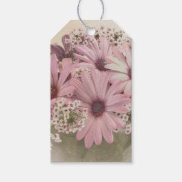 Etiquetas Para Regalos Osteospernum rosa