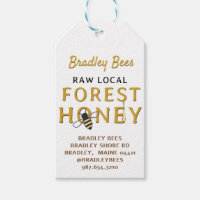 Otoño crudo o bosque miel de abeja y miel