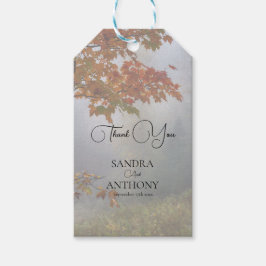 Etiquetas Para Regalos Otoño deja a un Boda ruso