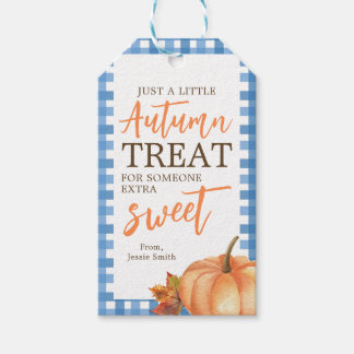 Etiquetas Para Regalos Otoño Trate Por Alguien Dulce | Trato otoñal