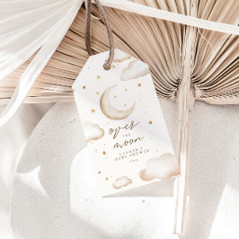 Etiquetas Para Regalos Over the Moon Baby Shower Favor Tag