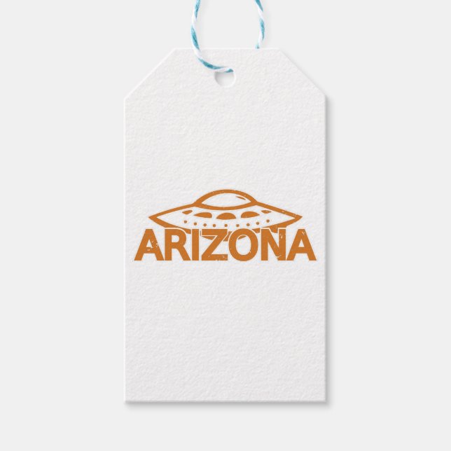 Etiquetas Para Regalos OVNI de Arizona (Anverso)