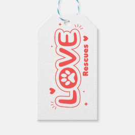 Etiquetas Para Regalos OWRAssist Love Rescues