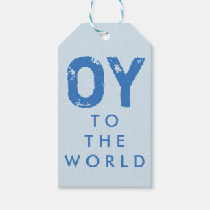 Etiquetas Para Regalos Oy to the World Hanukkah Gift Tags