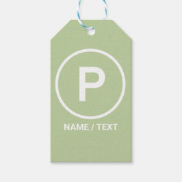 Etiquetas Para Regalos P para la dieta Paleo verde natural sin marca de g