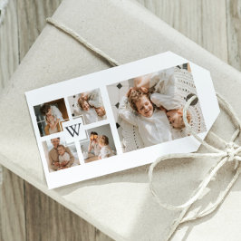Etiquetas Para Regalos Padres Collage Minimalistas de moda Foto de papá R
