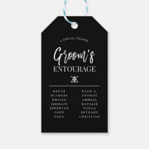 Etiquetas Para Regalos Padrinos de boda de la comitiva el del novio