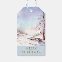 Paintaje paisajístico de color de agua puente de n