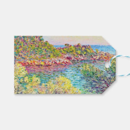 Etiquetas Para Regalos Paisaje cerca de Monte Carlo (por Claude Monet)