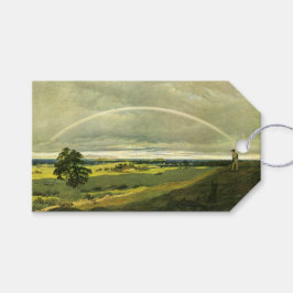 Etiquetas Para Regalos Paisaje con arcoiris (por Caspar David Friedrich)