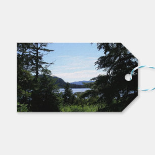 Etiquetas Para Regalos Paisaje de Alaska, hermosa fotografía de Alaska