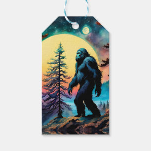 Etiquetas Para Regalos Paisaje de Squatchin' Colorous Sasquatch