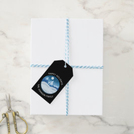 Etiquetas Para Regalos Paisaje helado pacífico personalizado