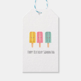 Etiquetas Para Regalos Palitos de Helado de Verano
