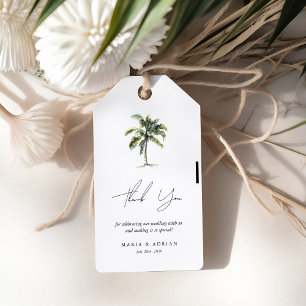Etiquetas Para Regalos Palm Tree Tropical Palm Wedding Favor