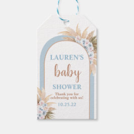 Etiquetas Para Regalos Pampas Grass Arch Baby Shower Boy Gift Tag
