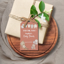 Etiquetas Para Regalos Pampas Grass Boho Podemos Esperar A Baby Shower