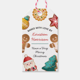 Etiquetas Para Regalos Pan de Jengibre Navideño Horneado con Amor Persona