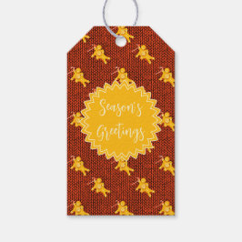 Etiquetas Para Regalos Pan de Jengibre Navideño Personalizado