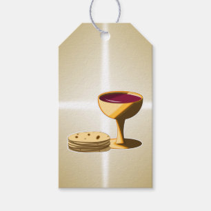 Etiquetas Para Regalos Pan y vino sin levadura la última Pascua de la Cen