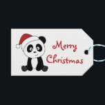 Etiquetas Para Regalos Panda Christmas Snow Winter Animals Pandas Trucker<br><div class="desc">The panda for Christmas with fairy lights. Funny animals with gifts and snow to the holidays. Also funny for Christmas in July. Pandas are sweet animals and perfect for Christmas.</div>