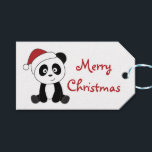 Etiquetas Para Regalos Panda Christmas Snow Winter Animals Pandas Trucker<br><div class="desc">The panda for Christmas with fairy lights. Funny animals with gifts and snow to the holidays. Also funny for Christmas in July. Pandas are sweet animals and perfect for Christmas.</div>