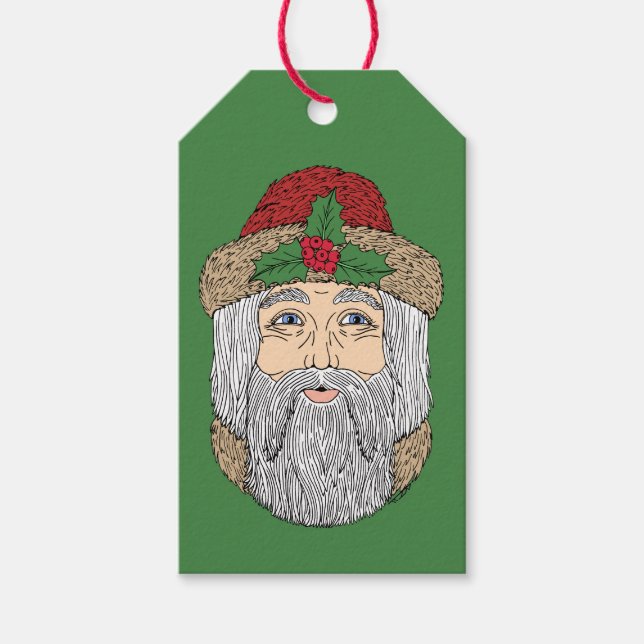 Etiquetas Para Regalos Papá Noel Navidad (Anverso)