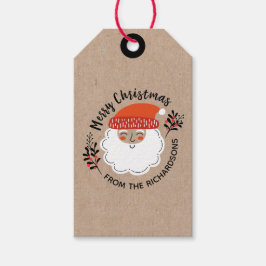 Etiquetas Para Regalos Papá Noel personalizado Navidad