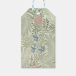Etiquetas Para Regalos Papel pintado floral Larkspur de William Morris