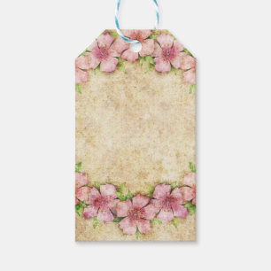 Etiquetas Para Regalos Papel pintado floral viejo