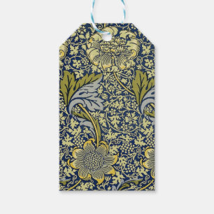 Etiquetas Para Regalos Papel pintado floral William Morris Kennet Azul Do