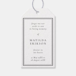 Etiquetas Para Regalos Paquete conmemorativo de semillas | Elegante regal