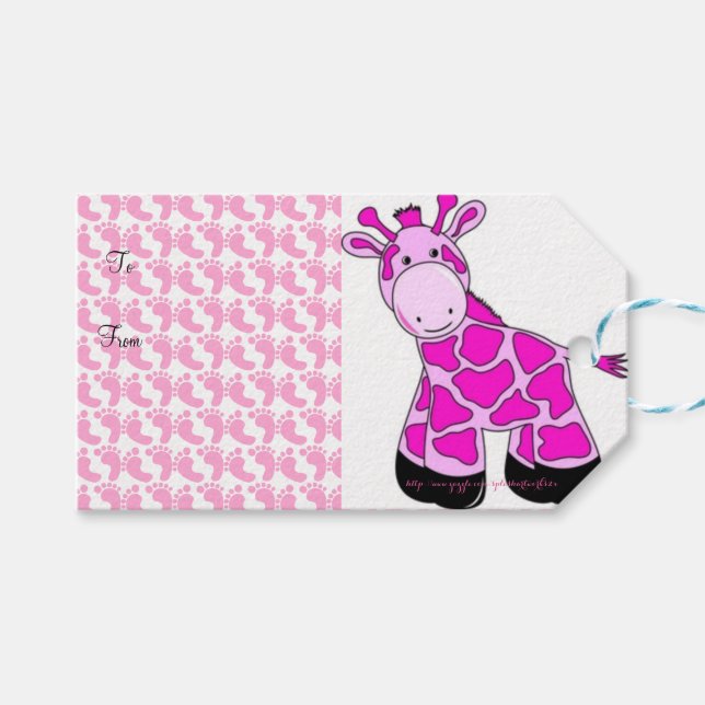 Etiquetas Para Regalos "Para el bebé" (Frente (Horizontal))