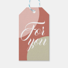 Etiquetas Para Regalos Para usted ・ Resumen de moda Formas Modernas de Mi