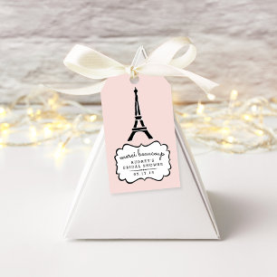 Etiquetas Para Regalos Paris Romance Bridal Shower Gracias Por Favor