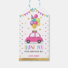 Etiquetas Para Regalos Pasar por el Chica Cumpleaños Dulce Tratos Favor