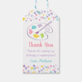 Etiquetas Para Regalos Pastel de arte arcoiris Fiesta Cumpleaños