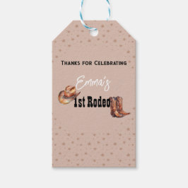 Etiquetas Para Regalos Pastel Rodeo Rosa Occidental Nova Novia Primer Cum
