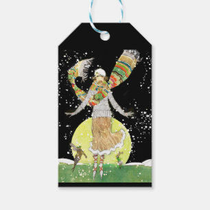 Etiquetas Para Regalos Patinador del art déco