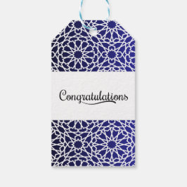 Etiquetas Para Regalos Patrón árabe mabrook árabe en la marina