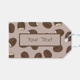 Etiquetas Para Regalos Patrón de coco personalizado