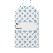 Patrón de copo de nieve retro bastante azul acuare