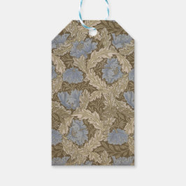 Etiquetas Para Regalos Patrón de Corona Azul (de William Morris)